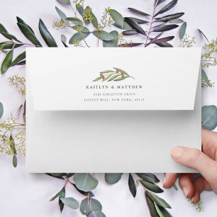 The Olive Branch Wedding Collection Envelope