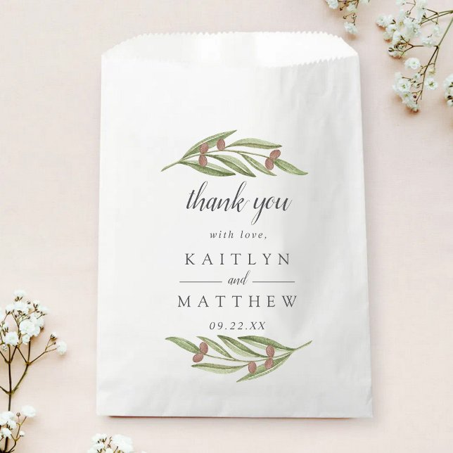 The Olive Branch Wedding Collection Favour Bags (Creator Uploaded)