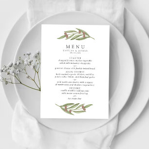 The Olive Branch Wedding Collection Menu