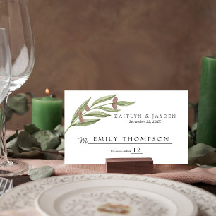 The Olive Branch Wedding Collection Place Card