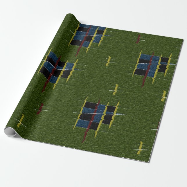 The Olive Branch Wrapping Paper (Unrolled)