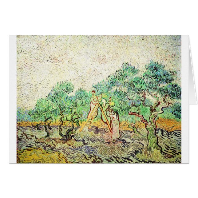 The Olive Orchard - Vincent Van Gogh (1889) (Front Horizontal)