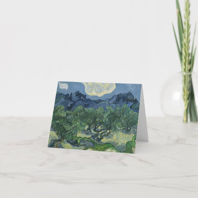 The Olive Trees - Van Gogh Card (Front)