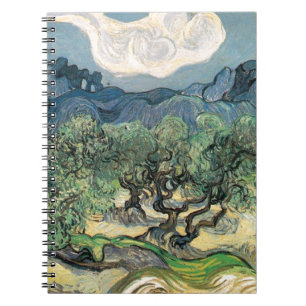 The Olive Trees, Vincent van Gogh Spiral Notebook