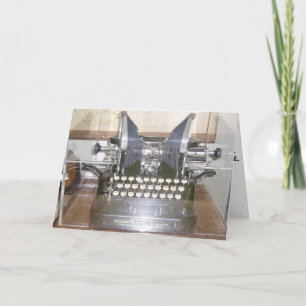 "The Oliver Typewriter" Birthday Card
