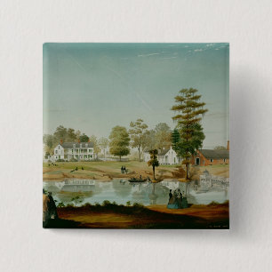The Olivier Plantation, 1861 15 Cm Square Badge