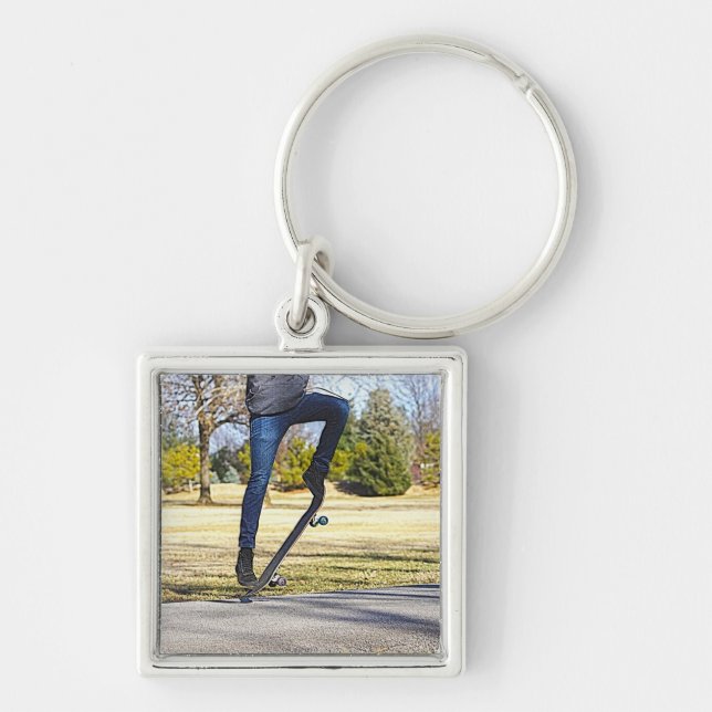 The Ollie Painterly Key Ring (Front)