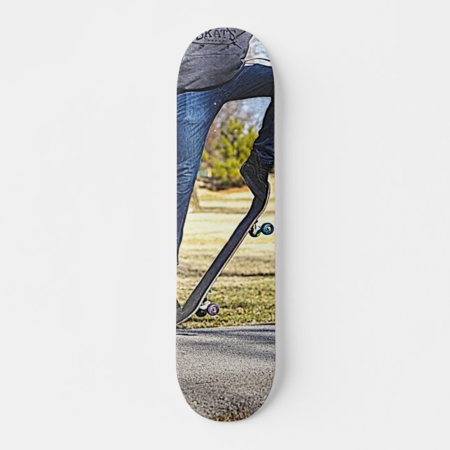 The Ollie Painterly Skateboard (Front)