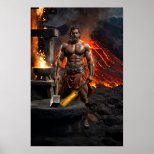 The Olympians: Hephaestus, God of Fire Poster
