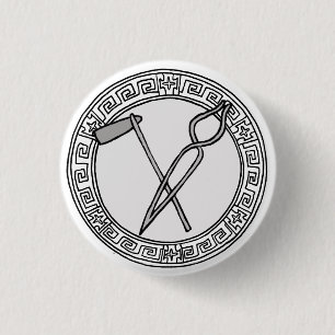 The Olympians! Hephaistos / Vulcan symbol badge