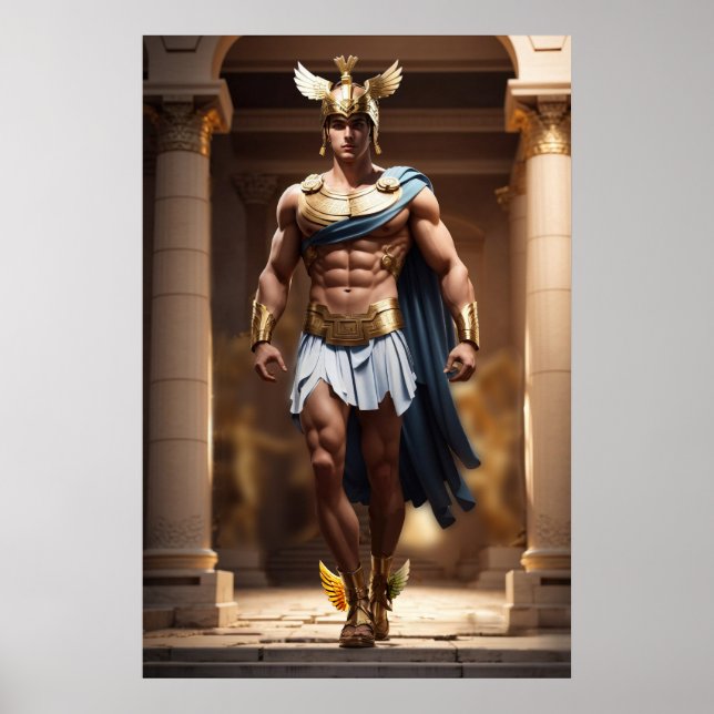 The Olympians: Hermes, Messenger of the Gods Poster (Front)