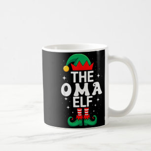 The Oma Elf Funny Christmas Matching Family Group  Coffee Mug