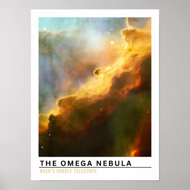 The Omega Nebula Space Education Poster (Front)