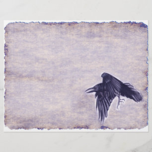 The Omen Raven Junk Journal Scrapbook Page