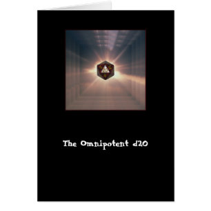 The Omnipotent d20 - Card