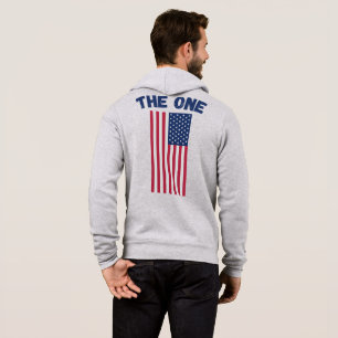 The One American flag Original Patriotic Fashion Hoodie