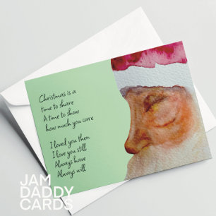 The One I Love At Christmas  Holiday Card