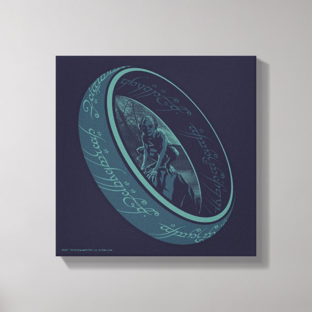 THE ONE RING™ GOLLUM™ Graphic Canvas Print (Front)