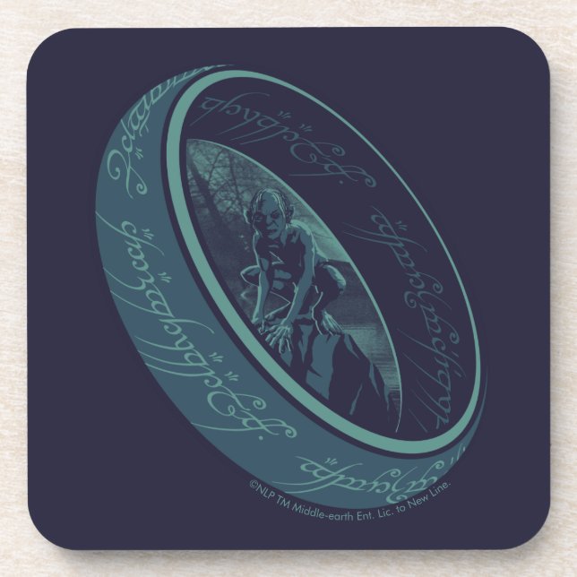 THE ONE RING™ GOLLUM™ Graphic Coaster (Front)