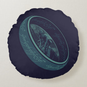 THE ONE RING™ GOLLUM™ Graphic Round Cushion