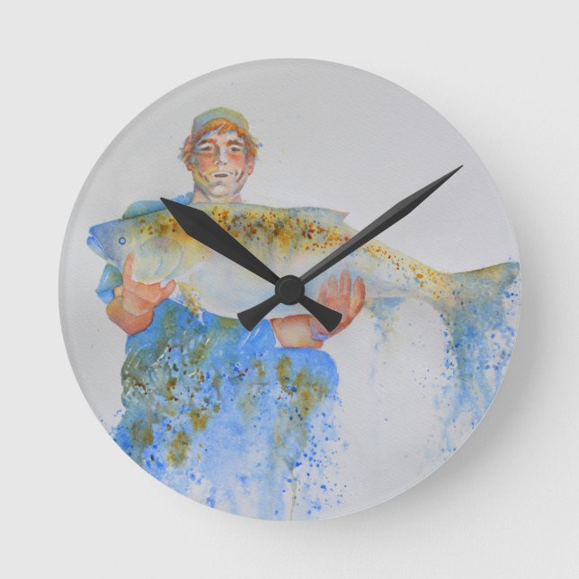 The One That Didn't Get Away Round Clock (Front)