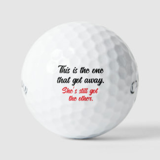 The One That Got Away Custom Golf Balls
