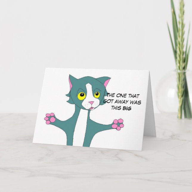 The one that got away wa... card (Front)