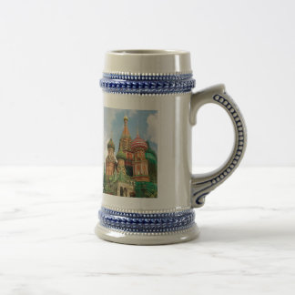 The Onion Domes of Russia Beer Stein