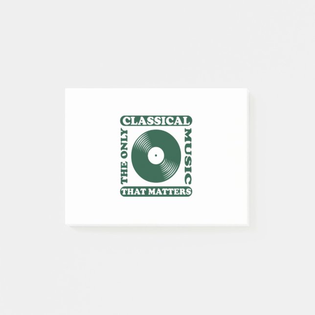 The Only Classical Music Post-it Notes (Front)