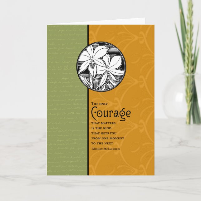 The Only Courage That Matters Card (Front)
