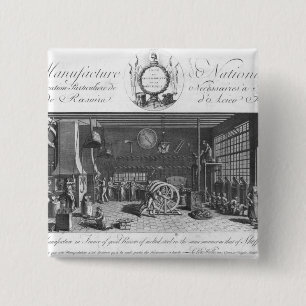 The only manufacture in France of good razors 15 Cm Square Badge