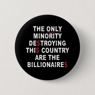 The Only Minority Destroying This Country Are The  6 Cm Round Badge