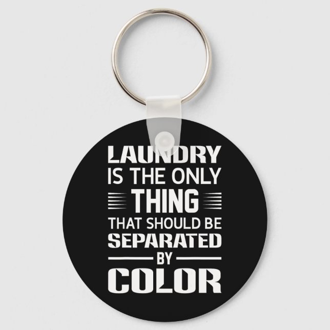 The Only Thing Separated By Colour Black History  Key Ring (Front)
