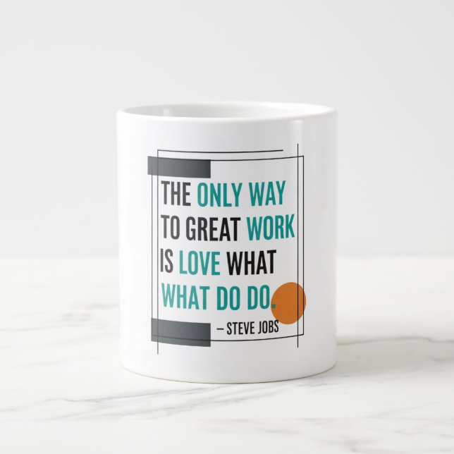 The Only Way Large Coffee Mug (Front)