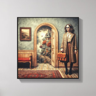 The Open Door" Contemporary Art Canvas Print