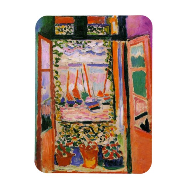The Open Window by Matisse Magnet (Vertical)