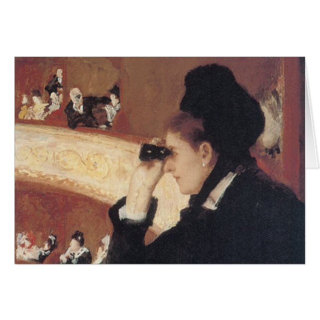 The Opera by Mary Cassatt, Vintage Impressionism (Front Horizontal)