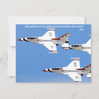 The optimism of an endless horizon and blue skies