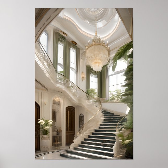 The opulent and luxurious mansion poster (Front)