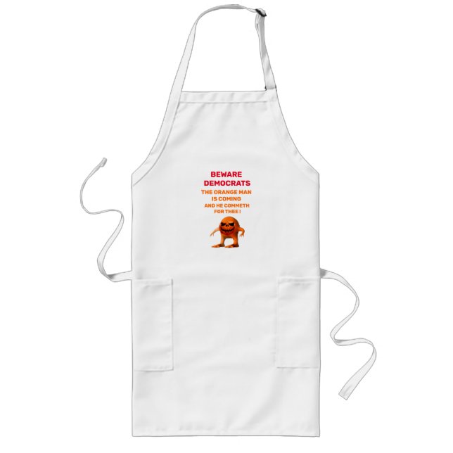 The ORANGE MAN   Apron (Front)