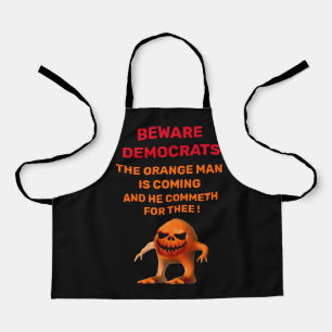 The ORANGE MAN   Apron