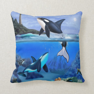 The Orca Family Cushion