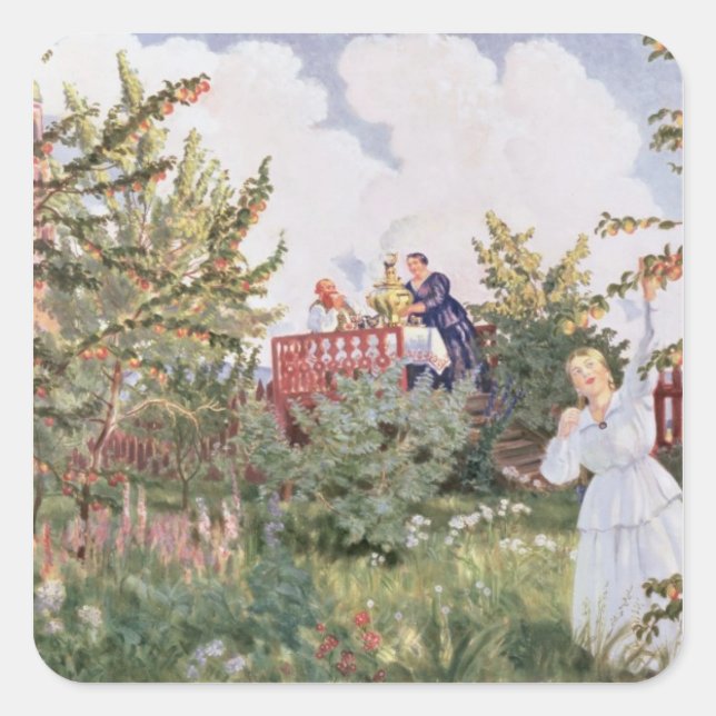 The Orchard, 1918 Square Sticker (Front)