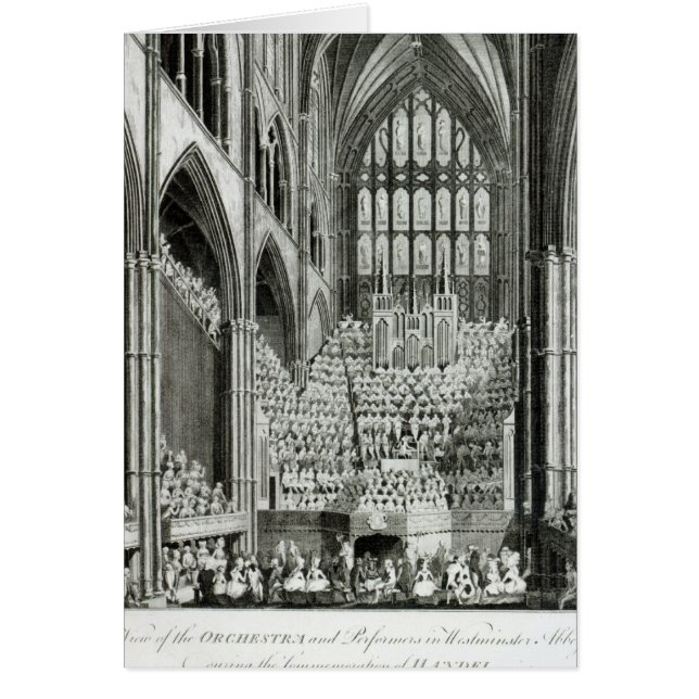 The Orchestra and Performers in Westminster (Front)