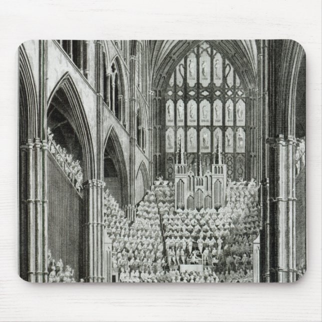 The Orchestra and Performers in Westminster Mouse Pad (Front)