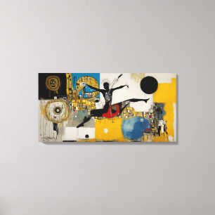 The Orchestra and the Ballerina Canvas Print