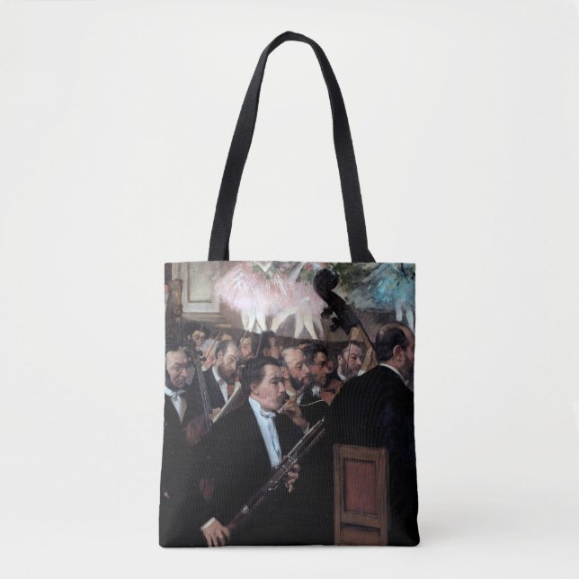 The Orchestra at the Opera, Edgar Degas Tote Bag (Front)