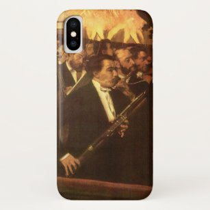 The Orchestra of Opera by Edgar Degas, Vintage Art iPhone X Case