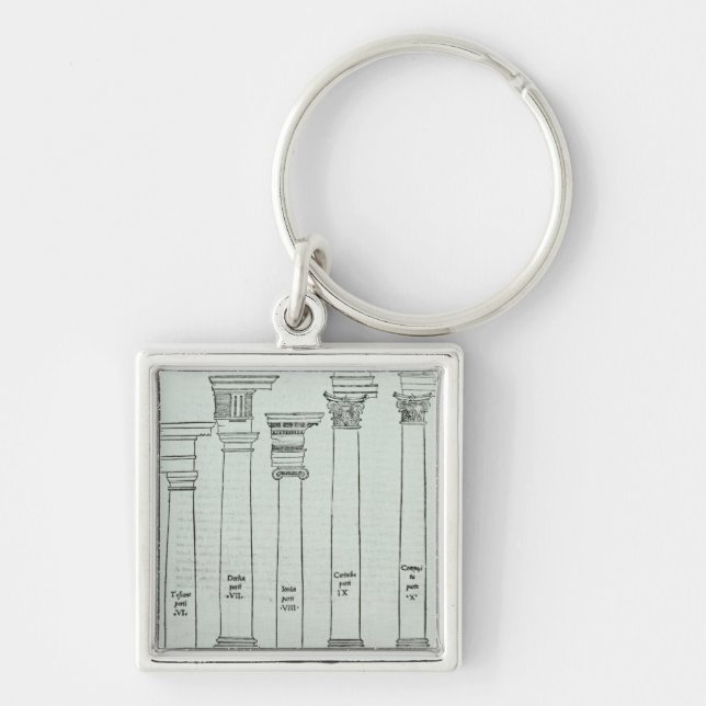 The Orders of Architecture Key Ring (Front)