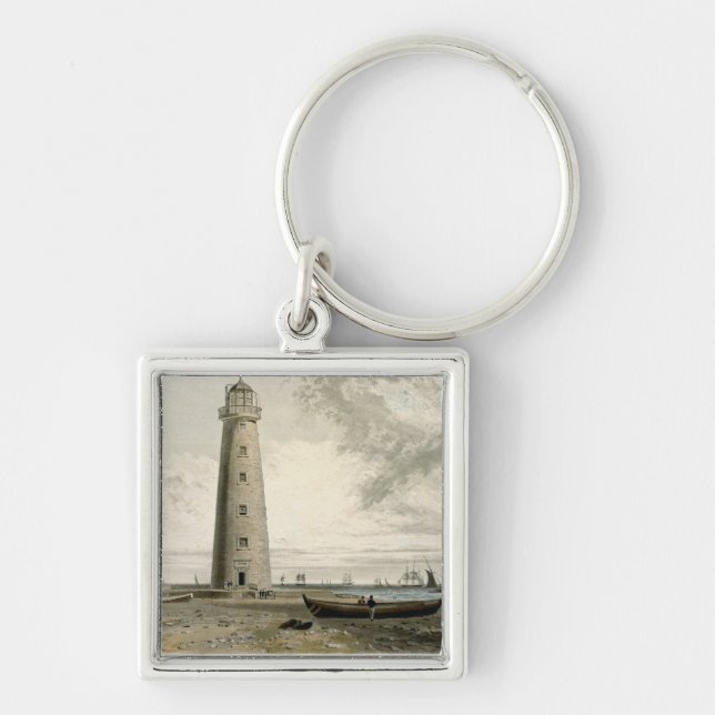 The Orford Nefs Lighthouses, Suffolk, from Volume Key Ring (Front)